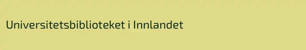 Universitetsbiblioteket i Innlandet